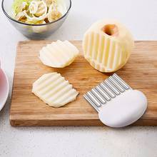 Potato Wavy Edged Tool Stainless Steel Kitchen Gadget Vegetable Fruit Cutting Creative Kitchen Gadgets Cuisine Outils Accessoire 2024 - buy cheap