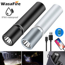350LM Mini LED Flashlight Portable 5 Mode Zoom Torch USB Rechargeable Flashlights Powerbank Hand Light Waterproof Pocket Lantern 2024 - buy cheap