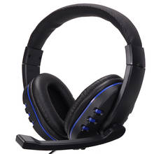 New Arrival 3.5mm Audio Plug Gaming Headset Ergonomic Design Bass Stereo Headphones With Mic For Xbox One PS4 2024 - buy cheap