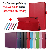 Funda para Samsung Galaxy Tab A7 10,4 2020 SM-T500, cubierta de SM-T505 de 10,4 ", soporte plegable sólido delgado para tableta Tab A7 A 7 2024 - compra barato