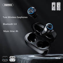 Наушники remax TWS Bluetooth 5,0 HD стерео беспроводные наушники с шумоподавлением игровая гарнитура 2024 - купить недорого
