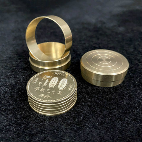 Динамический монеты (Япония 500 Yen) фокусы закрыть магический реквизит трюк, маг монета магическое появление Исчезающие забавные 2022 - купить недорого