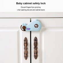 Child Safety Cabinet Lock Baby Kids Safe Protector Protection Of Children Locking From Doors Drawers Refrigerator Plastic Locks 2024 - buy cheap