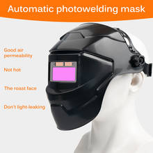 Máscara de Soldadura de seguridad Anti-UV, gafas solares automáticas, lentes de soldadura, casco fotoeléctrico para trabajos de soldadura en construcción 2024 - compra barato