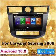 Navegador de coche para Chrysler Sebring 2008, Android 10, pantalla táctil de 9 pulgadas, GPS gratis, últimos mapas, cámara estéreo, reproductor de DVD, navegación 2024 - compra barato