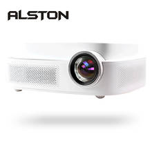 Alston-projetor q7, full hd, led, 4k, hdmi, compatível com usb, av, 1080p, cinema portátil, vídeos, reprodutor 2024 - compre barato