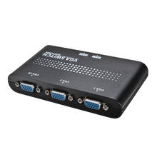 Interruptores KVM, 1 unidad, 2 en 1, salida VGA/SVGA, interruptor Manual para compartir, Mini Selector VGA de 2 puertos, conmutador de caja para pc LCD 2024 - compra barato