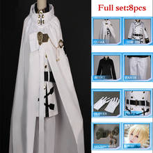 High Quality Anime Seraph Of The End Owari no Seraph Mikaela Hyakuya Cosplay Costume Full Set Uniform Cloak Ball Part With Wig 2024 - buy cheap