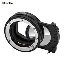 Adaptador de lente de câmera com foco automático commlite embutido vtria, anel com filtro uv, substituição para lente ef/refletora para câmera canon r/rf 2024 - compre barato