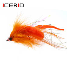 ICERIO 1 Piece Mangum's Dragon Tails Streamer Saltwater Flies Bass Pike Muskie Fishing Fly Lures Baitfish 2024 - buy cheap