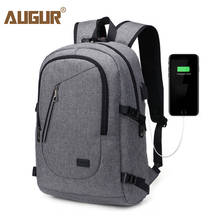 Augur Oxford Men's Travel Backpack For Women USB Charging Laptop Backpacks Male Bag Backpack anti theft backpack 2024 - buy cheap
