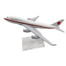 1/400 Aircraft Japanese Air Force One Boeing 747 16cm Alloy Plane Model Toys Decoration Children Kids Gift for Collection 2024 - buy cheap