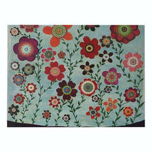 Flor árvore placemat western almofada algodão linho placemat isolamento pintura a óleo mesa esteira tigelas coasters bebida cozinha coasters 2024 - compre barato