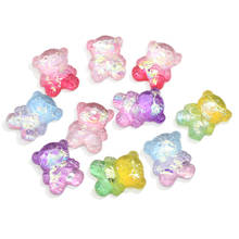 Mixed AB Color Resin Gummy Bear Flatback Cabochon Decoration Craft Kawaii DIY Embellishment For Scrapbooking Decor Accessories 2024 - buy cheap