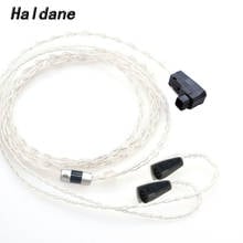 Haldane HIFI RSA/ALO Balanced 7N OCC Silver Plated Headphone Upgrade Replacement Cable for IE8 IE8i IE80 IE80s Headphones 1.2m 2024 - buy cheap