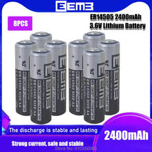 Bateria de lítio 8 tamanhos epano er14505 aa, bateria de lítio 3.6v e 2400mah, nova marca, bastão de identificação, bateria plc, instrumento 2024 - compre barato
