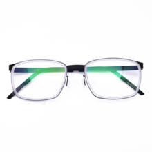Belight Optical Brand Design Screwless Glasses Frames Titanium For Men Unisex Square Eyeglasses Frames With Clear Lens  9711 2024 - buy cheap