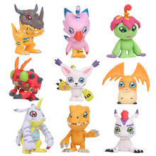 Figuras de acción de PVC para niños, set de 9 unids/set de 4-5cm, Digimons, Digita, Dragon, Dinosaur 2024 - compra barato