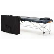 Foldable portable salon beauty salon SPA tattoo furniture aluminum alloy PVC leather patio facial massage table bed with bag 2024 - buy cheap