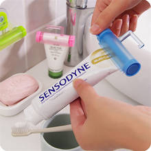 Hot Sale Plastic Rolling Tube Squeezer Toothpaste Dispenser Sucker Holder Dental Cream Bathroom Manual Syringe Gun Dispenser 2024 - buy cheap