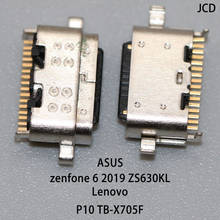 2pcs micro usb type c connector for lenovo p10 (TB-X705F, type za44) asus zenfone 6 2019 zs630kl charging dock socket connector 2024 - buy cheap