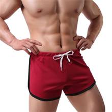 Calções masculinos casuais boxer shorts gay calças quentes shorts masculinos calças de seta respirável 2024 - compre barato