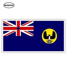 Hotmeini-adesivo à prova d'água para carros, 13cm x 6.5cm, bandeira da austrália do sul, oceania, adesivo amortecedor para laptop 2024 - compre barato