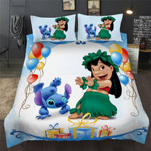 Disney Bedding Set Lilo and Stitch Duvet Cover Pillowcases Kid Bed Linen Twin Full Queen King Size Bedclothes For Children Adult 2024 - buy cheap