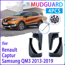 4 PCS Car Mud Flaps for Renault Captur Samsung QM3 2013~2019  Mudguard Splash Guards Fender Mudflaps Auto Accessories 2024 - buy cheap