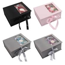 Rose Gifts Box with Wide Scope of Application Simplicity Wedding Birthday Rose Soap Flowers​ Valentines Day Gifts Festival Box 2024 - buy cheap