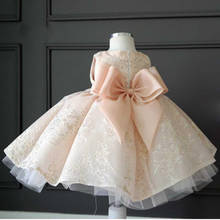 Children Spanish Dress Children Princess Vestidos Baby 1 Year Birthday Party Ball Gown Flowers Girls Wedding Baptism Dresses 2024 - buy cheap