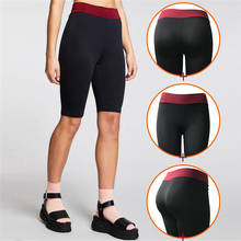 Summer Women Fashionable Solid High Elasticity Leggings Gym Active Yoga Short Casual High Waist Running Fitness Leggings 6 2024 - buy cheap