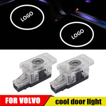QCDIN for Volvo Car LED Welcome Light Door Logo Courtesy Projector Light for Volvo V40 V60 S60 S80 XC60 XC90 2024 - buy cheap