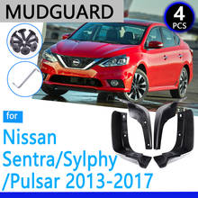 Para-lamas compatíveis com nissan sentra sylsm pulsar 2013 ~ 2019 b17 2014 2015 2016, acessórios para automóveis, peças de reposição 2024 - compre barato