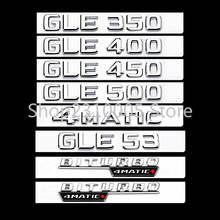 Letras cromadas planas para el maletero, emblema, pegatina, para Mercedes Benz GLE43, GLE63, GLE63s, V8, V12, BITURBO 4matic AMG, MÁS DE 2016 unidades 2024 - compra barato