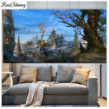 Large size Full Square/Round Drill 5D DIY Diamond Painting Fantasy Forest Landscape Embroidery Mosaic Cross Stitch Gift F926 2024 - buy cheap