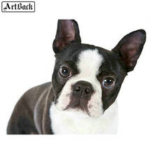 5d diamante pintura animal bulldog completo quadrado/cão rodada diamante mosaico arte 3d resina decoração da casa adesivo 2024 - compre barato