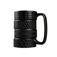Caneca pneu grande capacidade, caneca de cerâmica chá café pneu personalidade design de garagem copo de água 2024 - compre barato