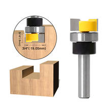 8mm Shank Flush Trim Hinge Mortising Template Router Bit with Ball Bearing Woodworking Milling Cutter Tool 2024 - buy cheap