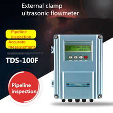 TUF-100F Ultrasonic flowmeter water Pipe flow meter sensor counter indicator device caudalimetro DN15-100/50-700/300-6000mm 2024 - buy cheap