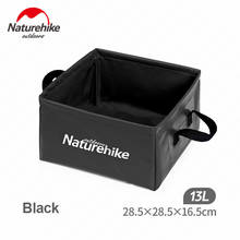 Naturehike NH19SJ007 13L Portable Folding Bucket Collapsible Square Pack Sink Dish Wash Basin Water Container For Camping Hiking 2024 - buy cheap