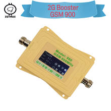 ZQTMAX-repetidor gsm 2g, amplificador de señal de teléfono móvil, 900 MHz, 62dB, Mini pantalla LCD de internet móvil 2024 - compra barato