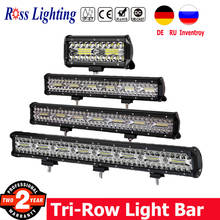 3 Row Off Road Light Bar Combo 4" 7" 12" 20" 23"inch 180W 240W LED Bar Work Light for Truck Boat 4x4 Driving Light SUV 12V 2024 - buy cheap