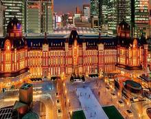 JMINE Div 5D Токийская станция ночной город полная Алмазная краска ing крестиком наборы художественная Высококачественная живописная 3D краска бриллиантами 2024 - купить недорого