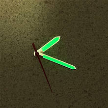 Agulhas de reposição luminosas mão verde relógio três ponteiros para movimento nh35 nh36 2024 - compre barato