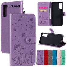 Fundas de teléfono móvil para Huawei Enjoy Z, funda de unicornio, 20 Pro, Honor 30 Lite, bolsa de cuero PU con tapa, color gris 2024 - compra barato