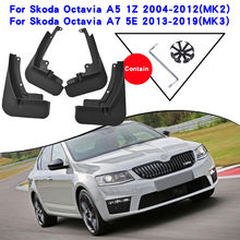 Автомобильные аксессуары для Skoda Octavia A5 A7 1Z 5E MK2 MK3 2004-2019, брызговики 2024 - купить недорого