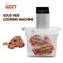 Машина для приготовления пищи GZZT Sous Vide, погружной циркулятор из нержавеющей стали с ЖК-дисплеем 2024 - купить недорого
