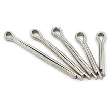 5pcs M6.3 stainless steel opening pins hairpin spring pin elasticity plug dowels positioning U shape dowel GB91 40mm-100mm long 2024 - buy cheap