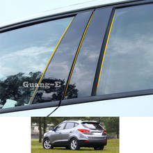 For Hyundai IX35 2010-2017 Car PC Material Pillar Post Cover Door Trim Window Piano Black Molding Sticker Plate 2024 - buy cheap